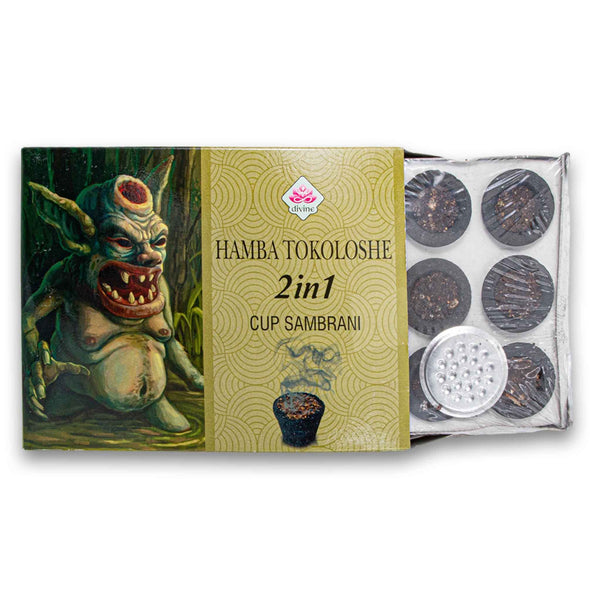 Divine Incense, Cup Sambrani Incense 12 Pack - Cosmetic Connection