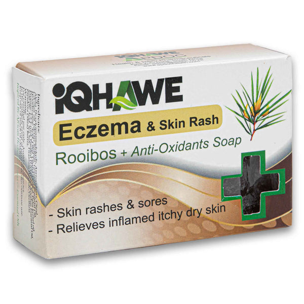 Iqhawe, Eczema & Skin Rash Soap 120g with Rooibos plus Anti-oxidants - Cosmetic Connection