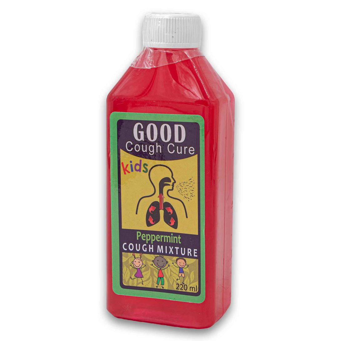 Iqhawe, Kids Good Cough Cure Peppermint 220ml - Cosmetic Connection