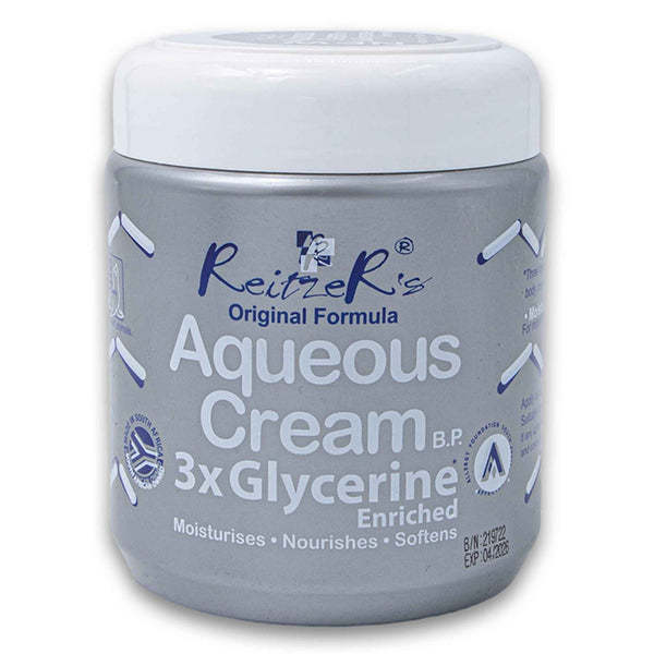 Reitzer's, Aqueous Body Cream Glycerine Enriched 500ml - Cosmetic Connection