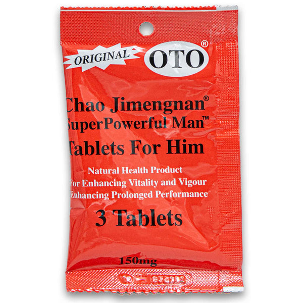 OTO, Chao Jimengnan Super Powerful Man Tablet 3 Pack - Cosmetic Connection