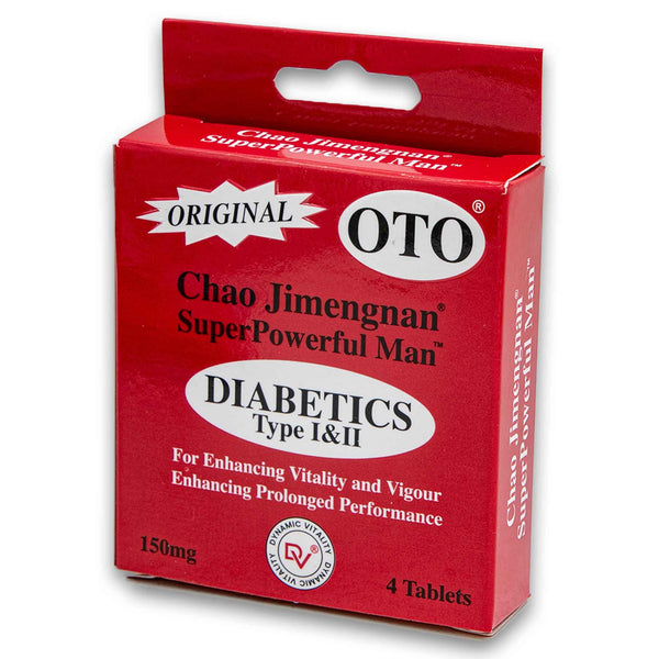 OTO, Chao Jimengnan Super Powerful Man Diabetics Tablets 4 Pack - Cosmetic Connection