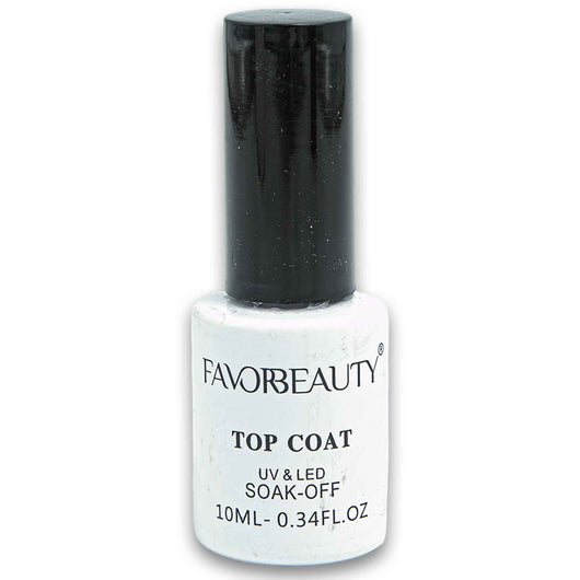 Favor Beauty, Top Nail Coat UV & LED Soak Off 10ml - Cosmetic Connection