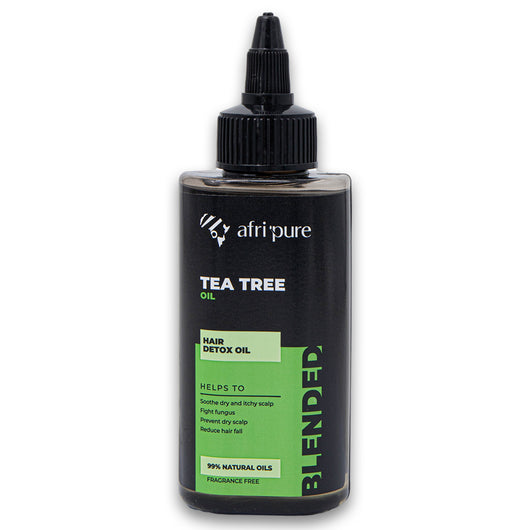 Afri Pure, Tea Tree Oil Hair Detox Oil Blended 100ml - Cosmetic Connection