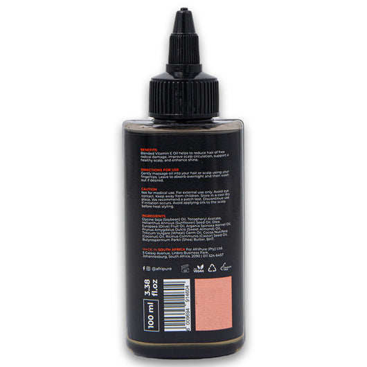 Afri Pure, Vitamin E Oil Antioxidant Hair Oil Blended 100ml - Cosmetic Connection