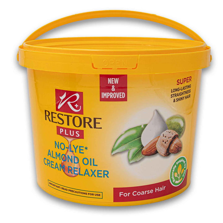 Restore Plus, No-Lye Almond Oil Cream Relaxer 5L - Cosmetic Connection