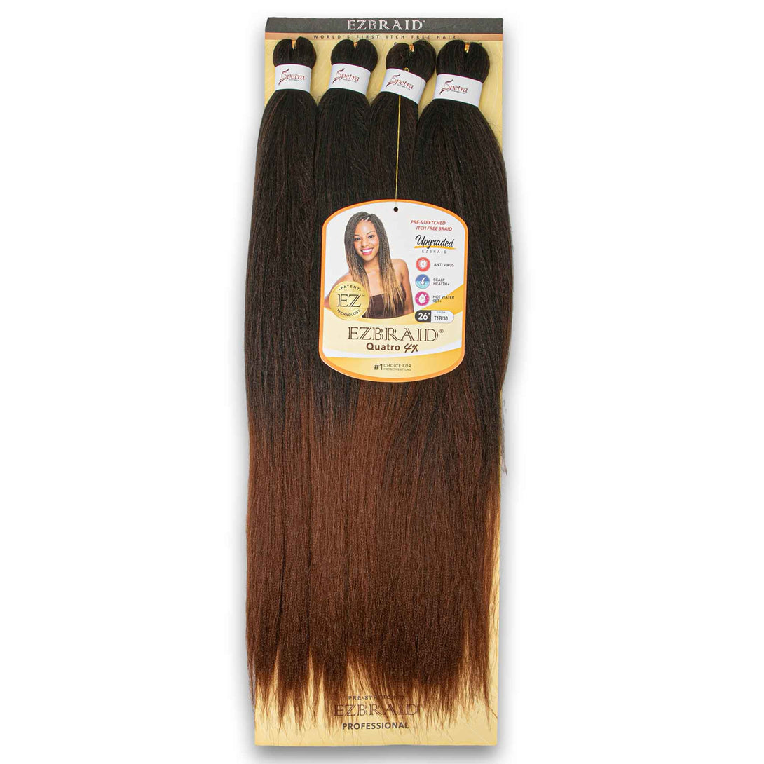 EZBRAID, Pre-stretched EZBRAID Professional 26" 4 Pack - Cosmetic Connection