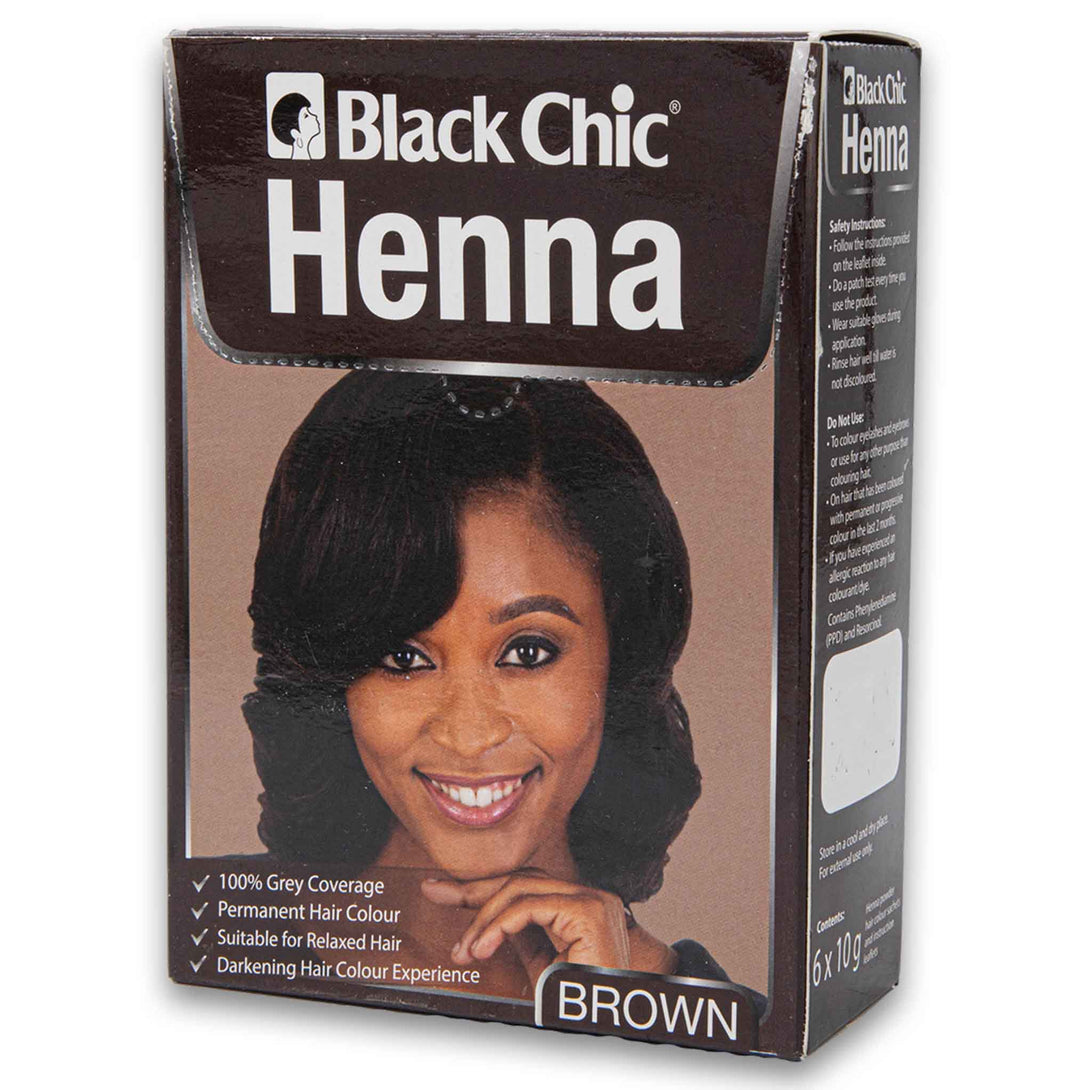 Black Chic, Henna Hair Dye 10g - Cosmetic Connection