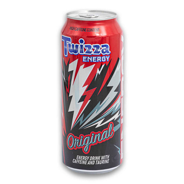 Twizza Energy, Original Energy Drink with Caffeine and Taurine 500ml - High Caffeine Content - Cosmetic Connection