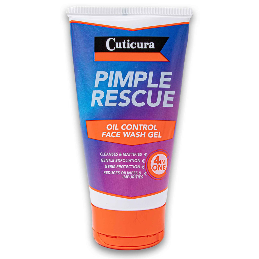 Cuticura, Pimple Rescue Oil Control Face Wash Gel 150ml - Cosmetic Connection