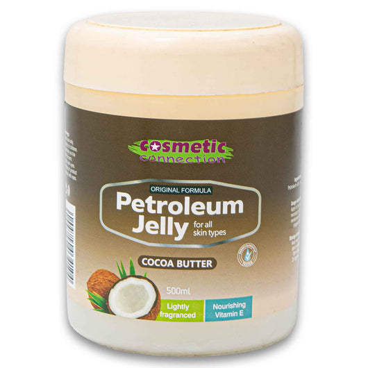 Cosmetic Connection, Petroleum Jelly for all Skin Types Nourishing Vitamin E 500ml - Cosmetic Connection
