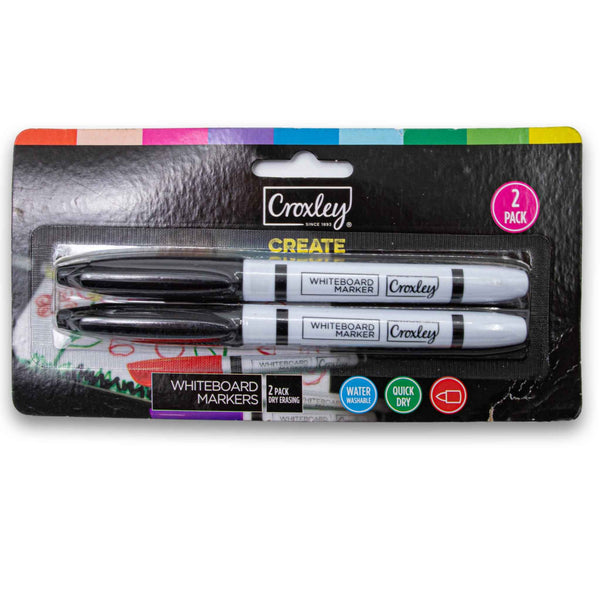 Croxley, Whiteboard Markers 2 Pack - Cosmetic Connection