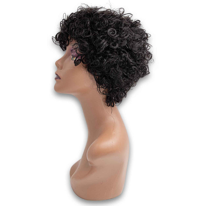 Cosmetic Connection, Brazilian Curly Afro Full Cap Wig 8" - Cosmetic Connection