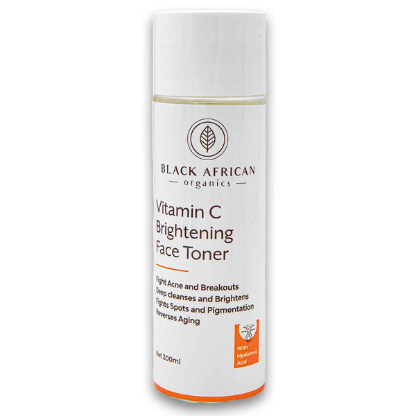 Black African Organics, Vitamin C Brightening Face Toner 200ml - Cosmetic Connection