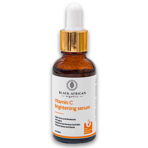 Black African Organics, Vitamin C Brightening Serum 30ml - Cosmetic Connection