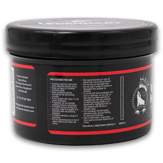 The Legendary Barber, Legendary Wave Maker Texturizer 250ml - Cosmetic Connection