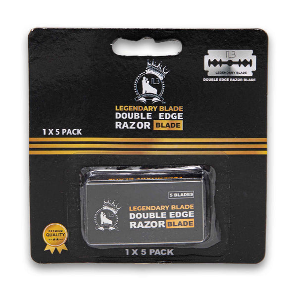 The Legendary Barber, Double Edge Razor Blade 5 Pack - Cosmetic Connection