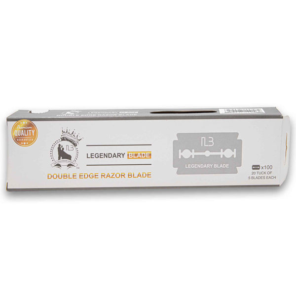 The Legendary Barber, Double Edge Razor Blade 20 x 5 Pack - Cosmetic Connection