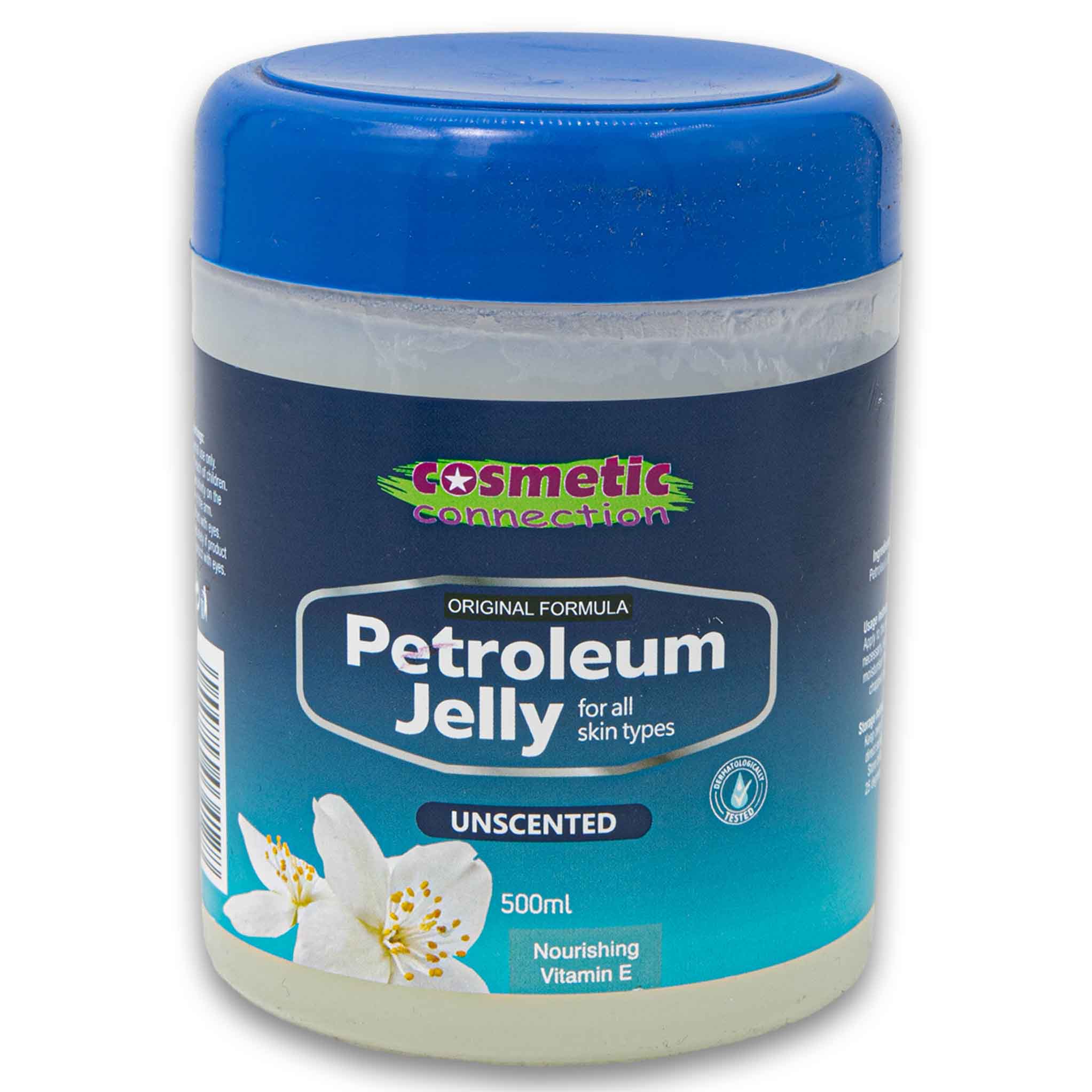 Petroleum Jelly for All Skin Types 500ml Cosmetic Connection