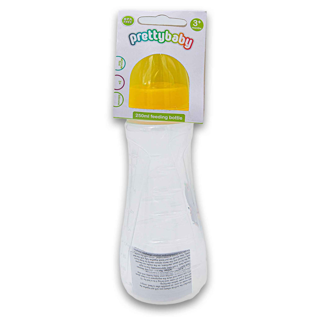 Pretty Baby, Baby Feeding Bottle Slim Shape 3+ Months 250ml - Cosmetic Connection