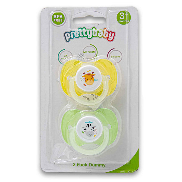 Pretty Baby, Baby Dummy 3+ Months 2 Pack - Cosmetic Connection