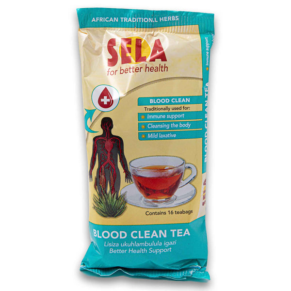 SELA for Better Health, Blood Clean Tea 16 Pack - Cosmetic Connection