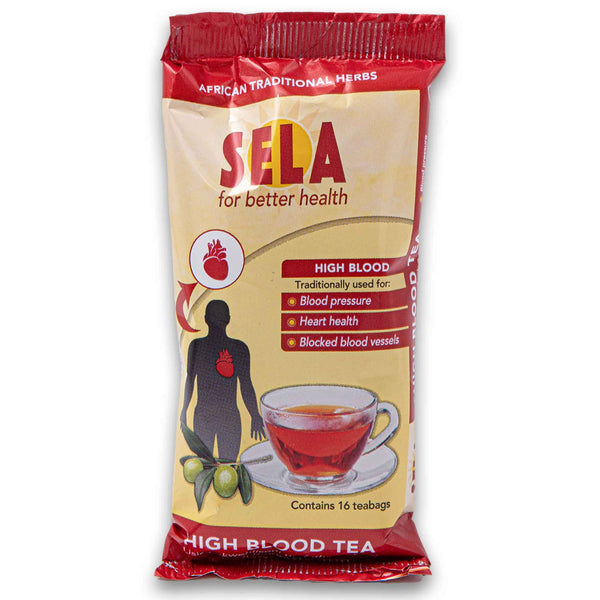 SELA for Better Health, High Blood Support Tea 16 Pack - Cosmetic Connection