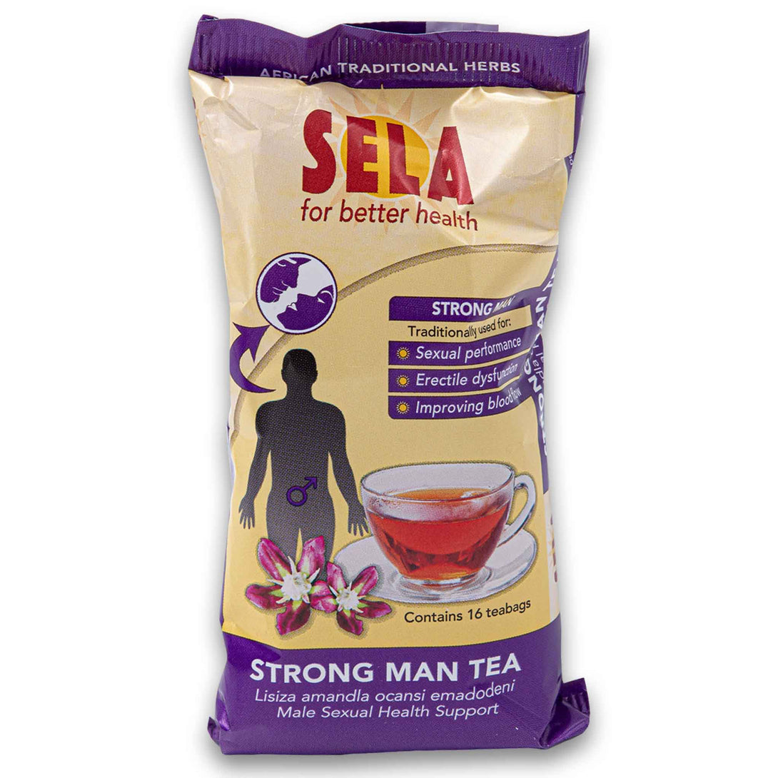 SELA for Better Health, Strong Man Tea 16 Pack - Cosmetic Connection