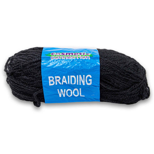 Cosmetic Connection, Braiding Wool Black 40g - Cosmetic Connection