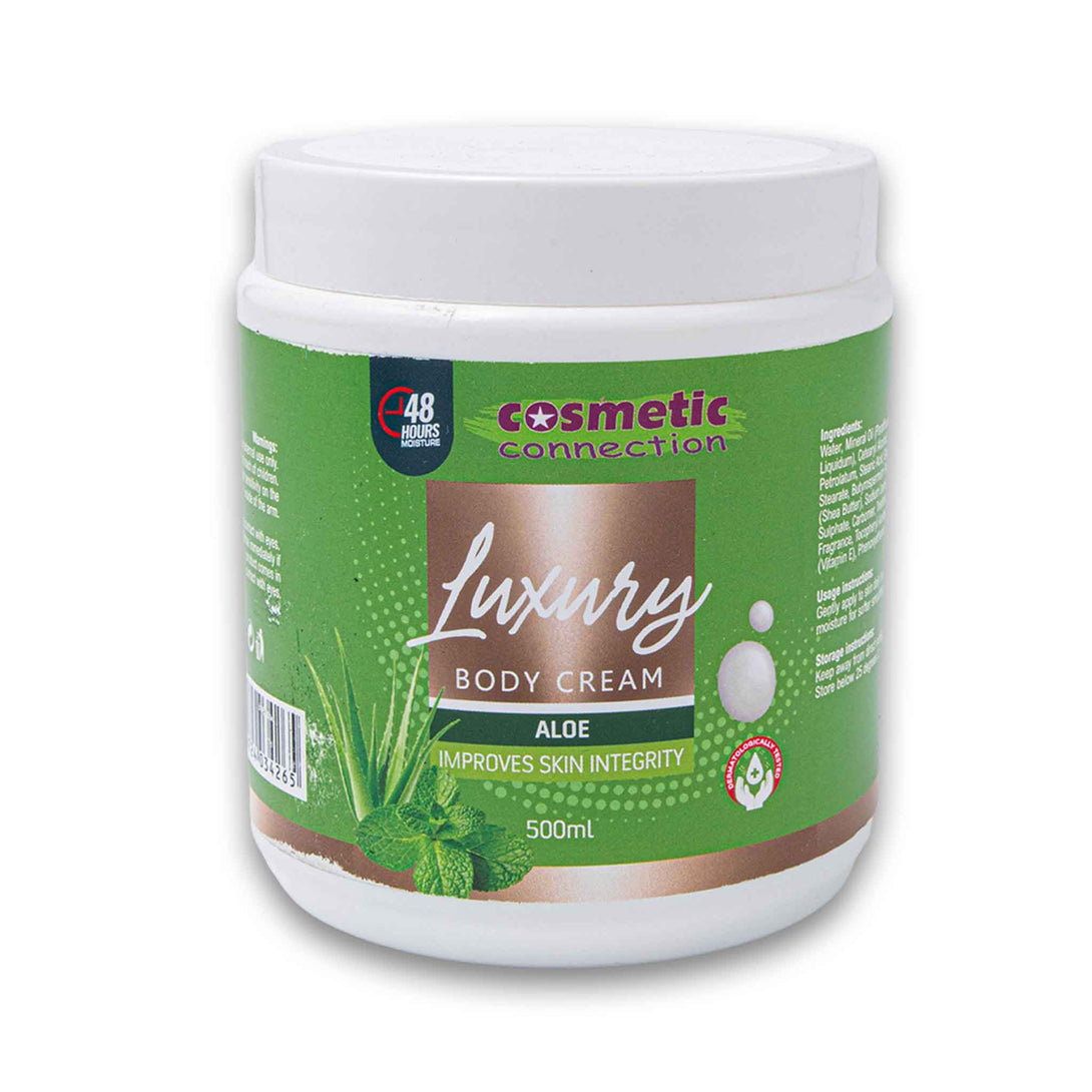 Cosmetic Connection, Luxury Body Cream Aloe 500ml - Cosmetic Connection