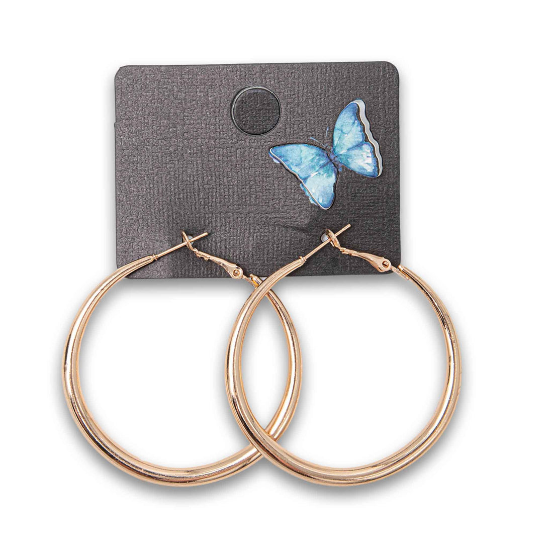 Naturally Flawless, Fashion Earrings Large Hoop Pair - Cosmetic Connection