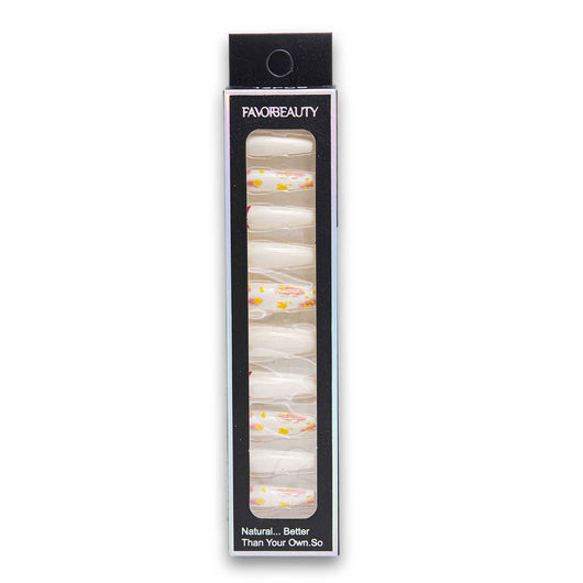 Favor Beauty, Artificial Natural Nail Tips 12 Piece - Assorted Colour - Cosmetic Connection