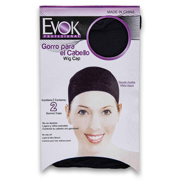 Naturally Flawless, Evok Professional Wig Cap 2 Pack - Cosmetic Connection