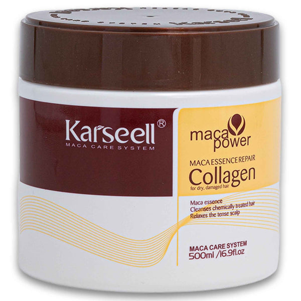 Karseell, Maca Essence Repair Collagen for Dry Damaged Hair 500ml - Cosmetic Connection