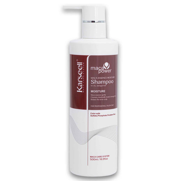 Karseell, Maca Essence Moisture Shampoo for Dry Damaged Hair 500ml - Cosmetic Connection