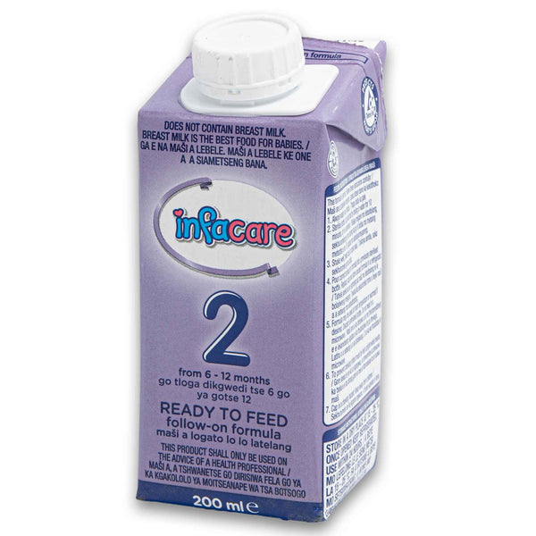 Infacare, Ready to Feed Follow-on Formula Stage 2 from 6 to 12 Months 200ml - Cosmetic Connection