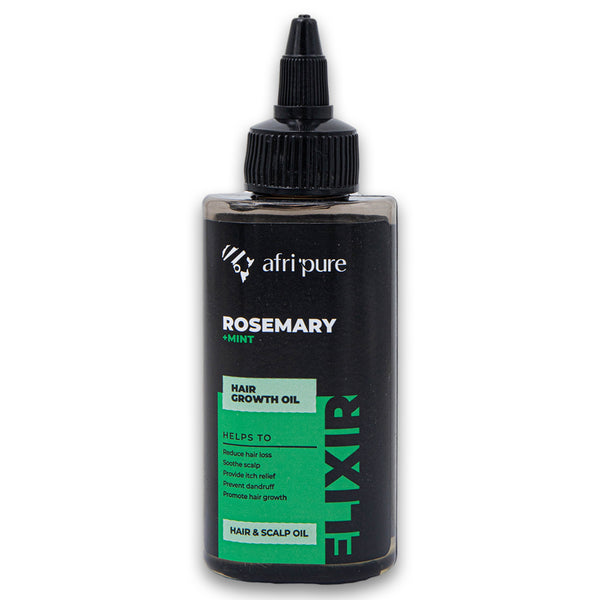 Afri Pure, Rosemary + Mint Hair Growth Oil Elixir 100ml - Cosmetic Connection