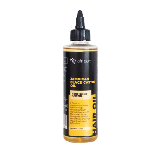 Afri Pure, Jamaican Black Castor Oil Nourishing Hair Oil 200ml - Cosmetic Connection