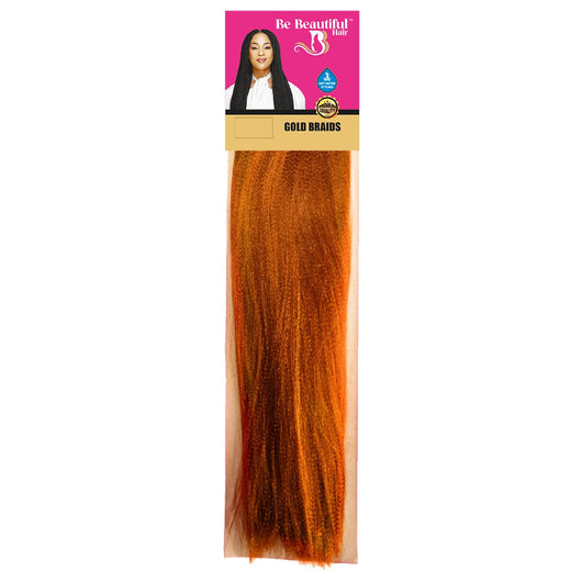 Be Beautiful Hair, Gold Braids Premium Quality Hot Water Styling - Cosmetic Connection