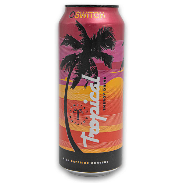 Switch, Tropical Energy Drink High Caffeine 500ml - Cosmetic Connection
