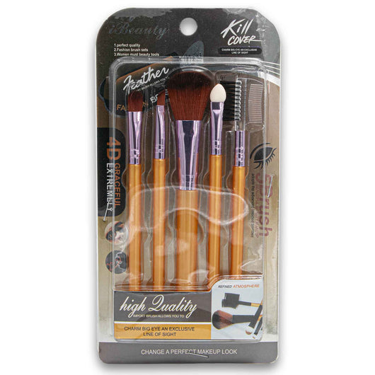 iBeauty, Beautiful Beauty Makeup Brush Set 5 Piece - Cosmetic Connection