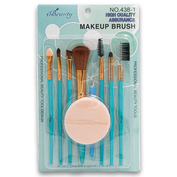 iBeauty, Professional Beauty Tool Design Makeup Brush 9 Piece - Assorted Colour - Cosmetic Connection
