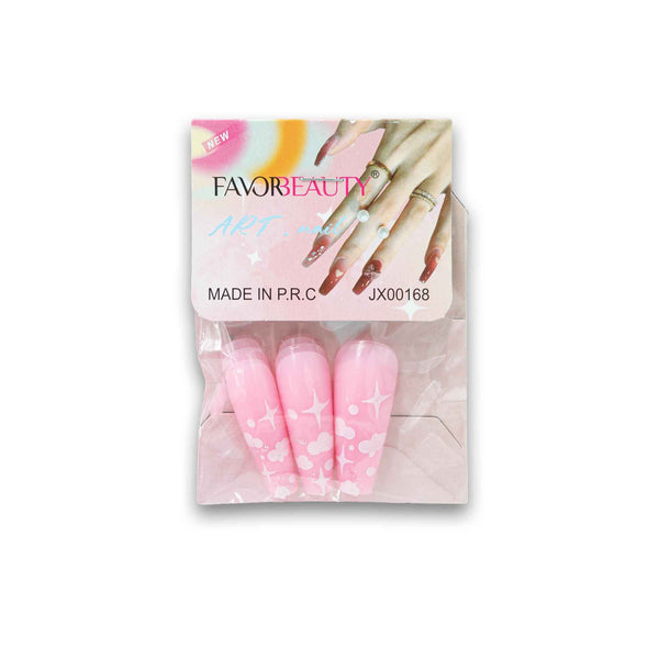 Favor Beauty, Nail Art False Nail Tips 10 Piece - Assorted Colour - Cosmetic Connection