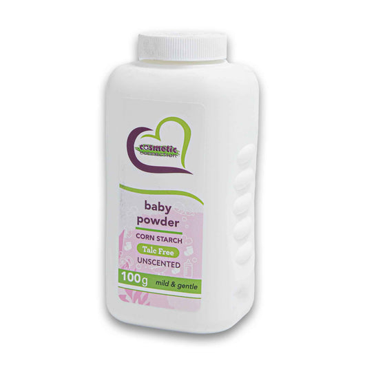 Cosmetic Connection, Baby Powder Corn Starch Talc Free 100g - Cosmetic Connection