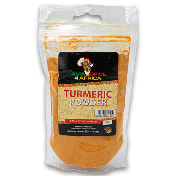 AmaSpice 4 Africa, Tumeric Powder 100g - Cosmetic Connection