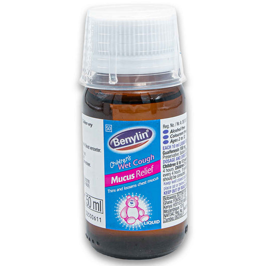 Benylin, Children Wet Cough Syrup 2 to 12 Years 50ml - Cosmetic Connection