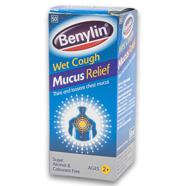 Benylin, Wet Cough Mucus Relief 50ml - Cosmetic Connection