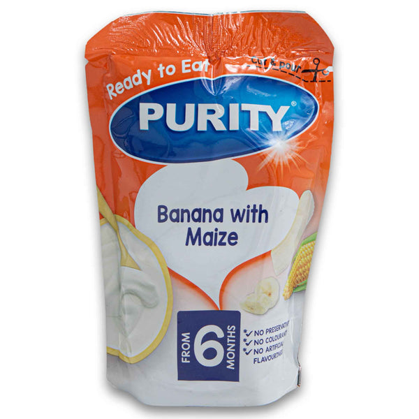 Purity, Ready to Eat Pouch with Maize from 6 Months 100g - Cosmetic Connection