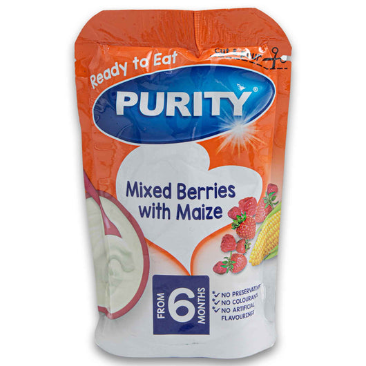 Purity, Ready to Eat Pouch with Maize from 6 Months 100g - Cosmetic Connection