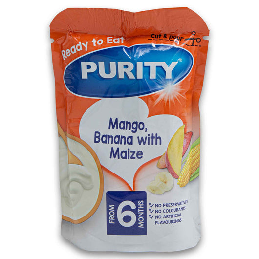 Purity, Ready to Eat Pouch with Maize from 6 Months 100g - Cosmetic Connection